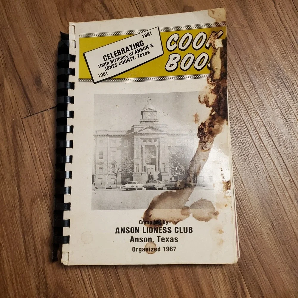 The‎ Anson Lioness Club 1881-1981 Celebrating 100th Birthday Cook Book 1967 VTG